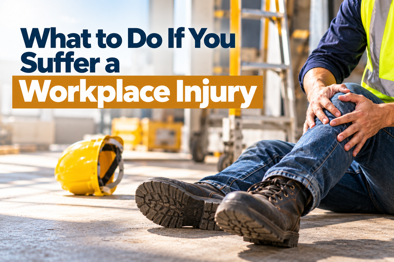 What to do if you suffer a workplace injury